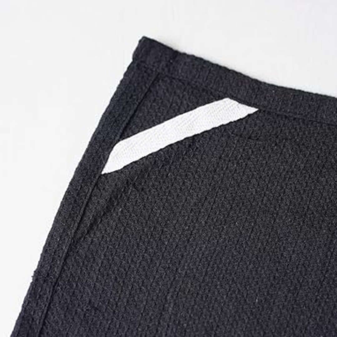 Black Waffle Kitchen Towel