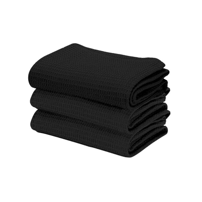 Black Waffle Kitchen Towel